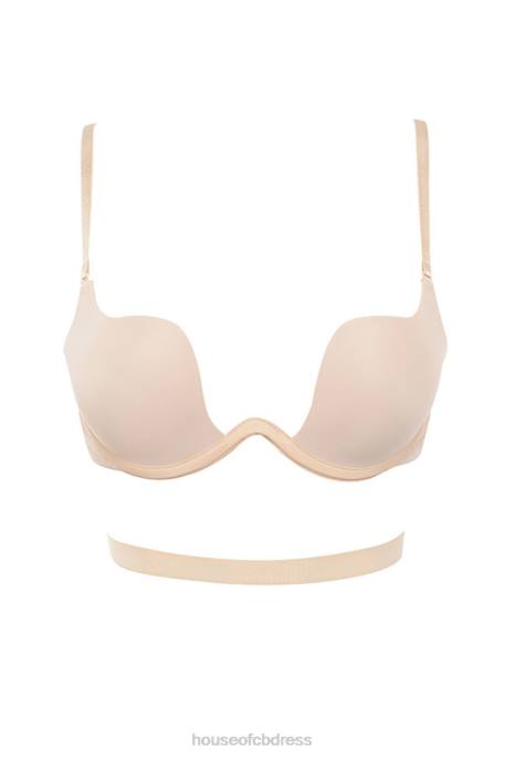 House of CB U Bra Multi Position Adjustable Bra - Beige Clothing 4H6N1313