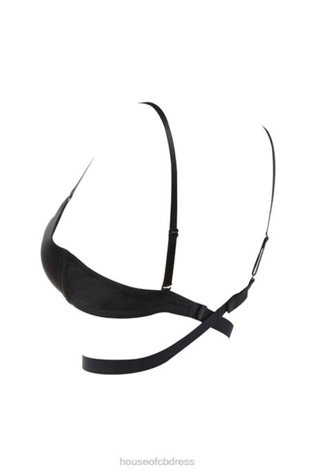 House of CB U Bra Multi Position Adjustable Bra - Black Clothing 4H6N1314