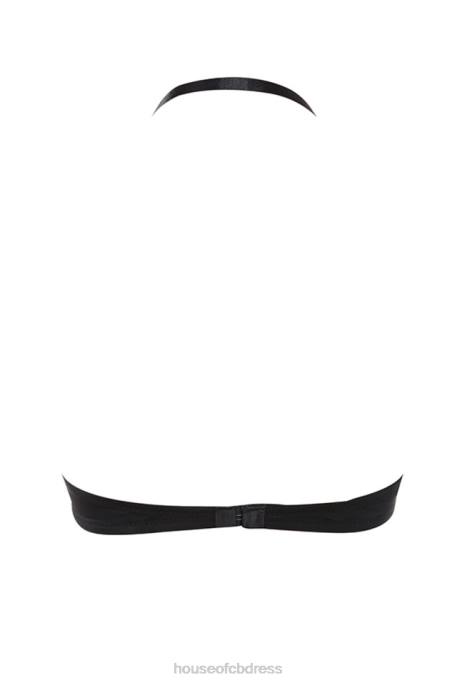 House of CB U Bra Multi Position Adjustable Bra - Black Clothing 4H6N1314