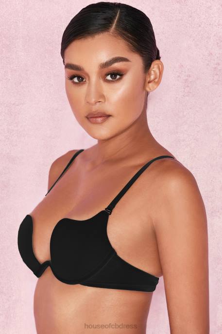 House of CB U Bra Multi Position Adjustable Bra - Black Clothing 4H6N1314