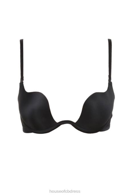 House of CB U Bra Multi Position Adjustable Bra - Black Clothing 4H6N1314