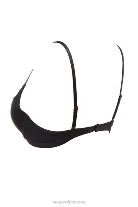 House of CB U Bra Multi Position Adjustable Bra - Black Clothing 4H6N1314