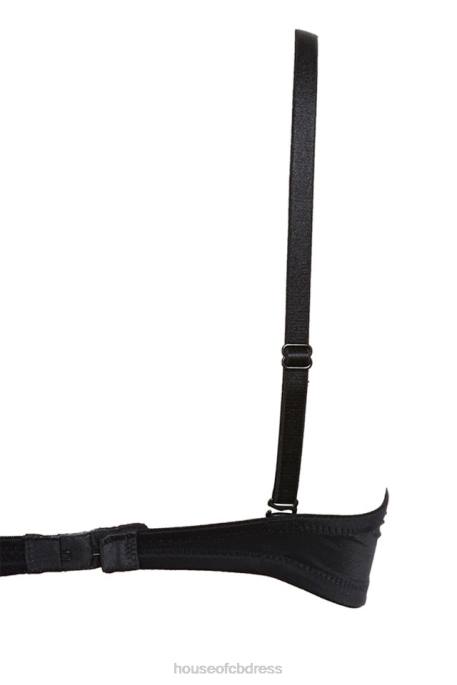 House of CB U Bra Multi Position Adjustable Bra - Black Clothing 4H6N1314
