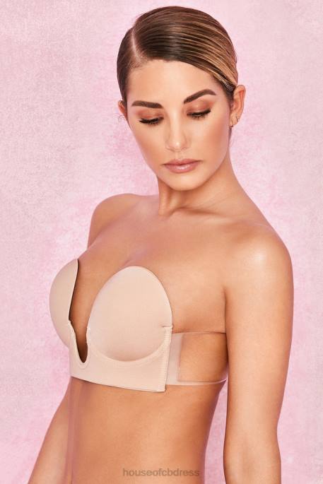House of CB U Plunge Self Adhesive Bra - Beige Clothing 4H6N1290
