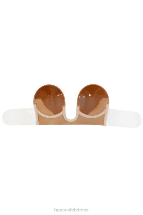 House of CB U Plunge Self Adhesive Bra - Caramel Clothing 4H6N1291