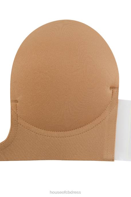 House of CB U Plunge Self Adhesive Bra - Caramel Clothing 4H6N1291