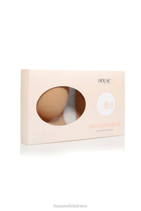 House of CB U Plunge Self Adhesive Bra - Caramel Clothing 4H6N1291