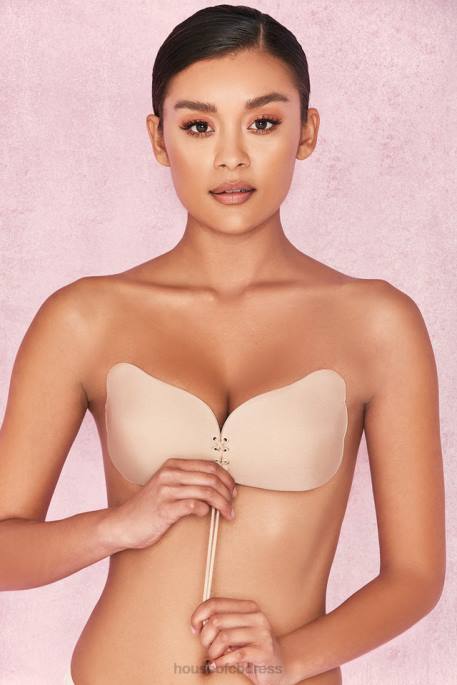 House of CB Ultra Push Up Invisible Bra - Beige Clothing 4H6N1302