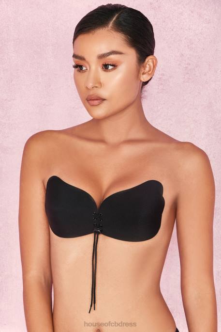 House of CB Ultra Push Up Invisible Bra - Black Clothing 4H6N1303