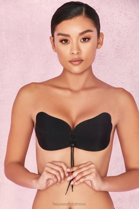 House of CB Ultra Push Up Invisible Bra - Black Clothing 4H6N1303