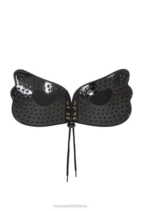 House of CB Ultra Push Up Invisible Bra - Black Clothing 4H6N1303