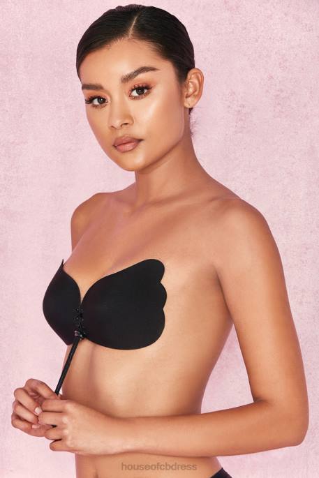 House of CB Ultra Push Up Invisible Bra - Black Clothing 4H6N1303