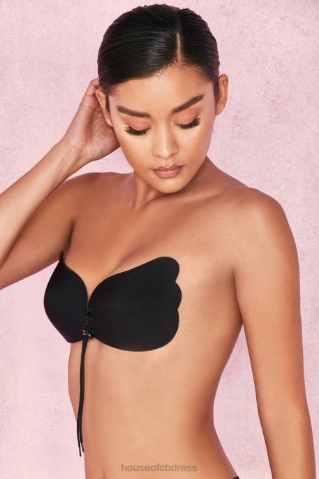 House of CB Ultra Push Up Invisible Bra - Black Clothing 4H6N1303