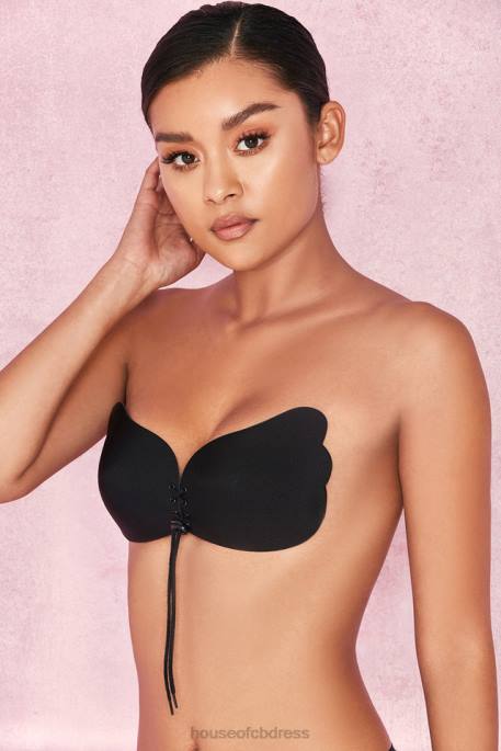 House of CB Ultra Push Up Invisible Bra - Black Clothing 4H6N1303