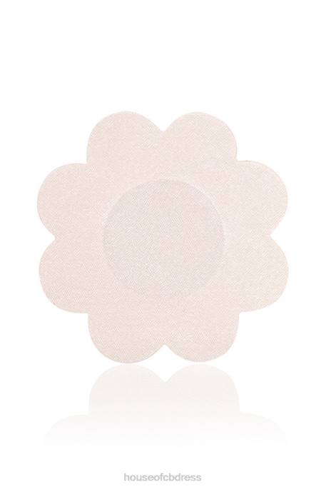 House of CB Set of 4 Beige Flower Nipple Covers Clothing 4H6N1315