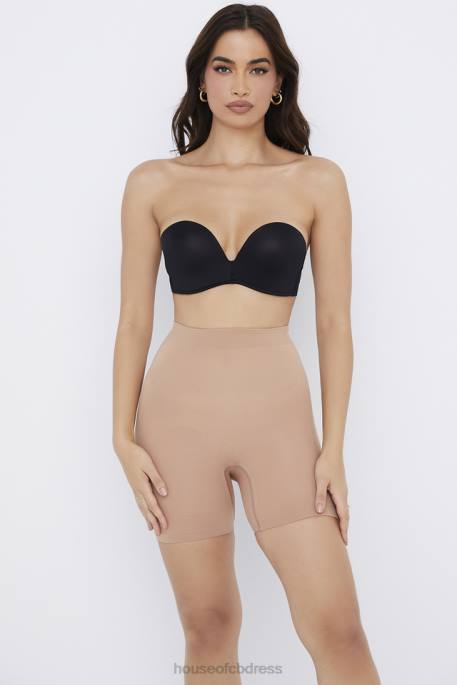 House of CB Sculpting Shorts Cafe Au Lait Clothing 4H6N1261