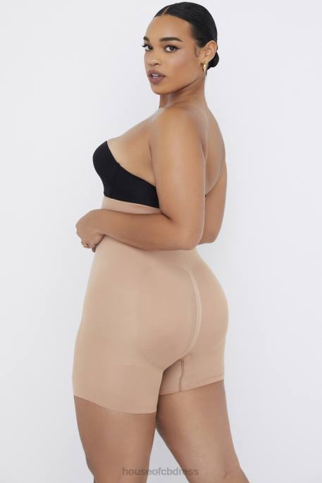 House of CB Sculpting Shorts Cafe Au Lait Clothing 4H6N1261