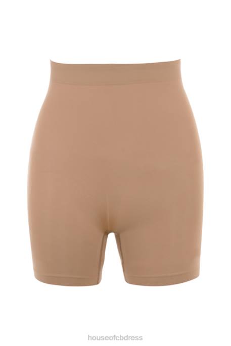 House of CB Sculpting Shorts Cafe Au Lait Clothing 4H6N1261