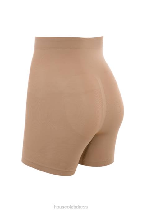 House of CB Sculpting Shorts Cafe Au Lait Clothing 4H6N1261