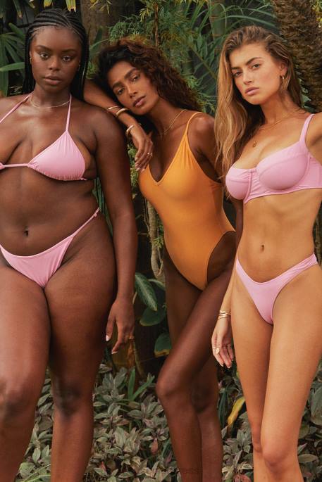 House of CB Capri Blossom High Leg Bikini Bottom Clothing 4H6N1165