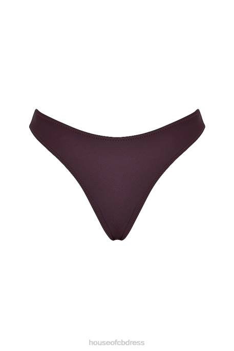 House of CB Capri Cacao High Leg Bikini Bottom Clothing 4H6N1192