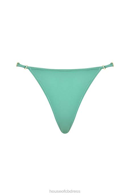 House of CB Cote D Azur Eucalyptus Thong Bikini Bottom Clothing 4H6N1173