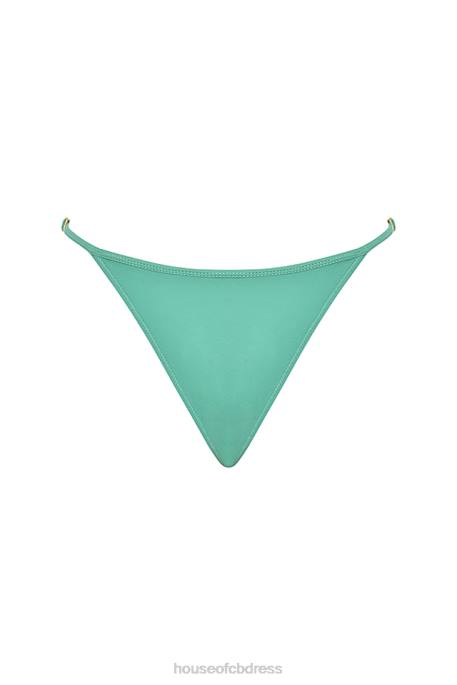 House of CB Cote D Azur Eucalyptus Thong Bikini Bottom Clothing 4H6N1173