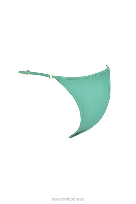 House of CB Cote D Azur Eucalyptus Thong Bikini Bottom Clothing 4H6N1173