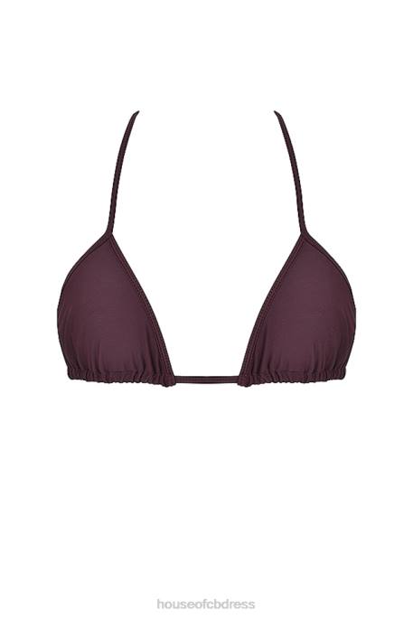 House of CB Bali Cacao Triangle Bikini Top Clothing 4H6N1191