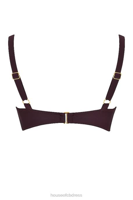 House of CB Lourdes Cacao Underwired Bikini Top Clothing 4H6N1178