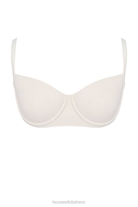 House of CB Lourdes Vanilla Underwired Bikini Top Clothing 4H6N1169