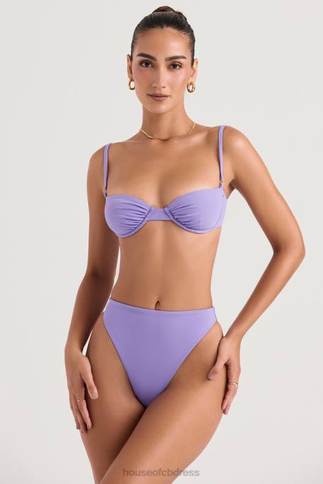 House of CB Monaco Violet Underwired Bikini Top Clothing 4H6N1232