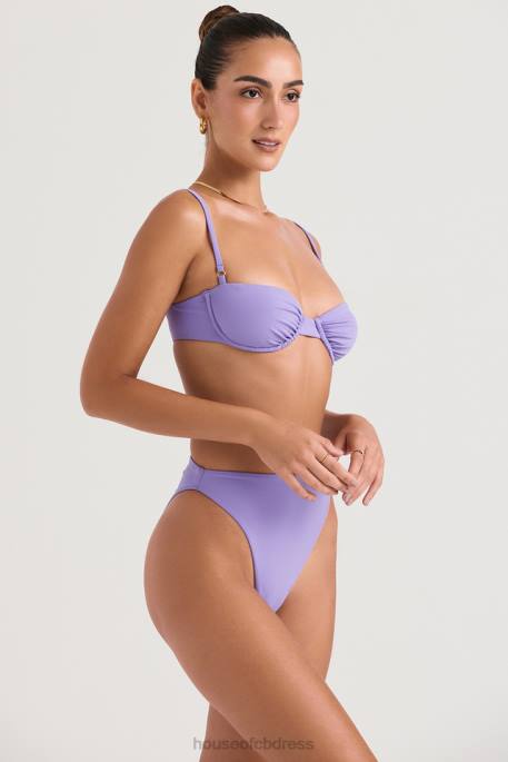 House of CB Monaco Violet Underwired Bikini Top Clothing 4H6N1232
