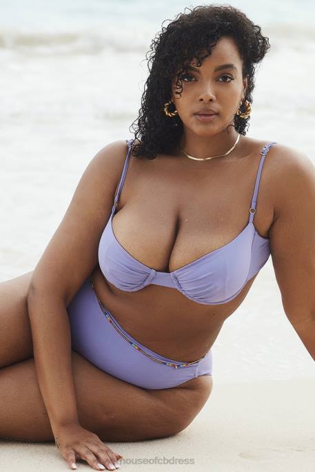 House of CB Monaco Violet Underwired Bikini Top Clothing 4H6N1232