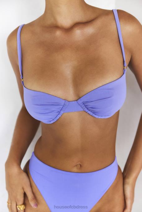 House of CB Monaco Violet Underwired Bikini Top Clothing 4H6N1232