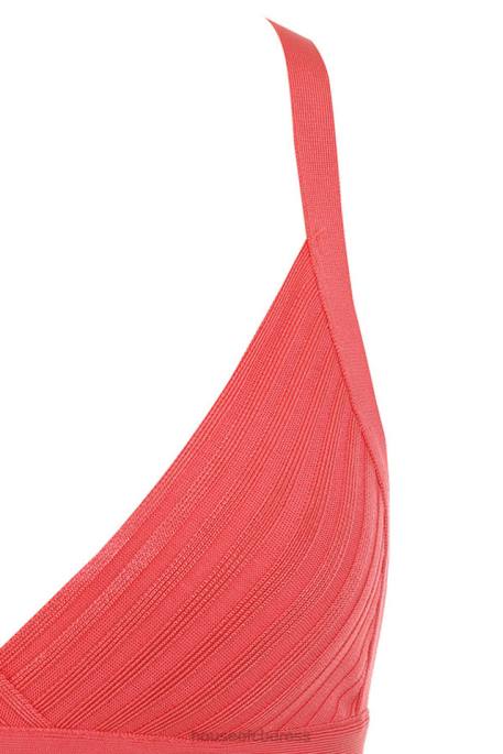 House of CB Jae Coral Bandage Bralet Top Clothing 4H6N819