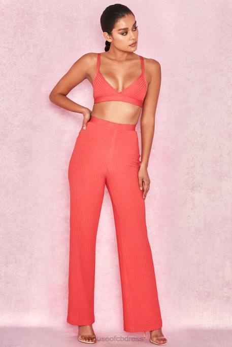 House of CB Jae Coral Bandage Bralet Top Clothing 4H6N819