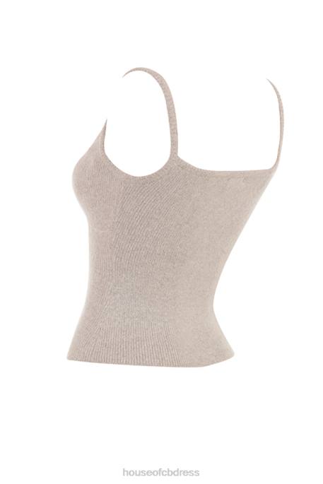 House of CB Rumi Opal Knit Vest Top Clothing 4H6N692