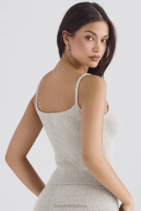 House of CB Rumi Opal Knit Vest Top Clothing 4H6N692