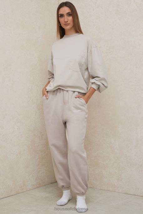 House of CB Strata Stone Long Sleeve Top Clothing 4H6N786