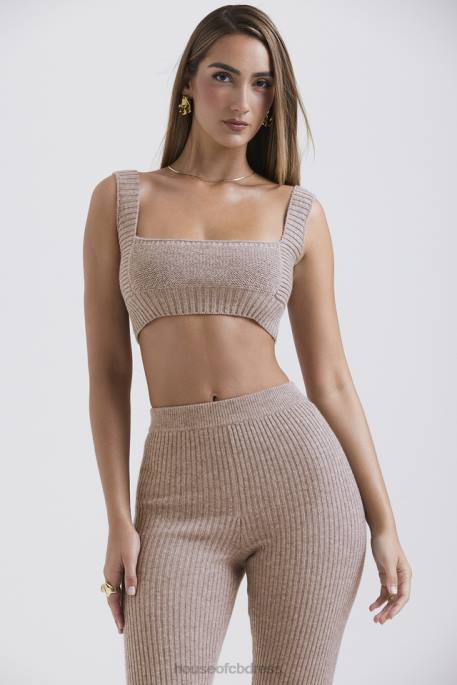 House of CB Adhara Barley Natural Wool Bralette Clothing 4H6N649