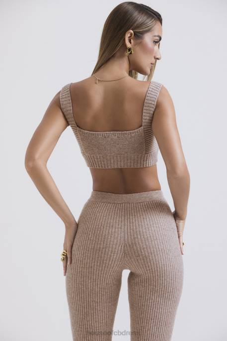 House of CB Adhara Barley Natural Wool Bralette Clothing 4H6N649