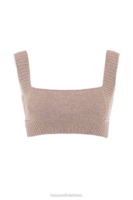 House of CB Adhara Barley Natural Wool Bralette Clothing 4H6N649