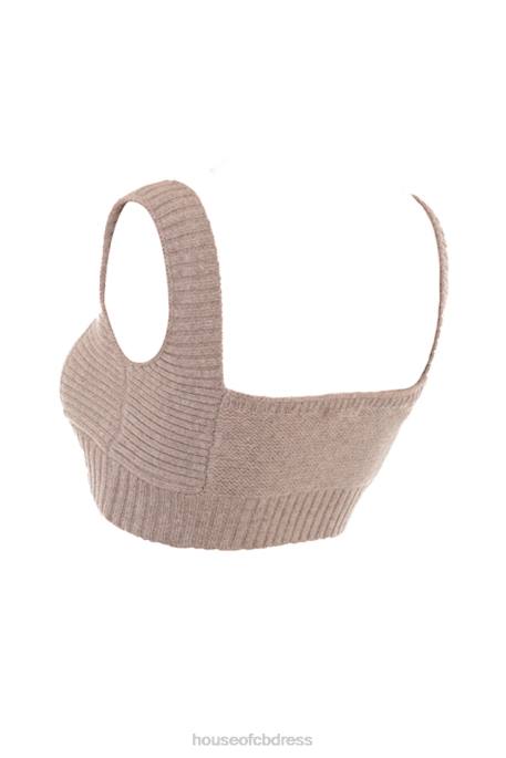 House of CB Adhara Barley Natural Wool Bralette Clothing 4H6N649