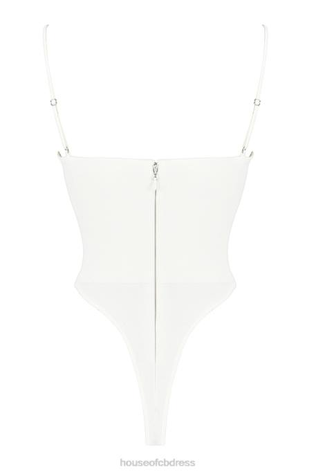 House of CB Avery Ivory Underwired Bodysuit Clothing 4H6N55