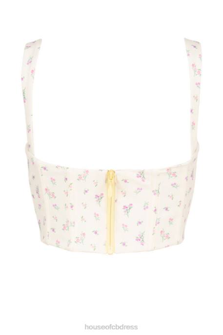 House of CB Gene Lemon Floral Corset Clothing 4H6N106