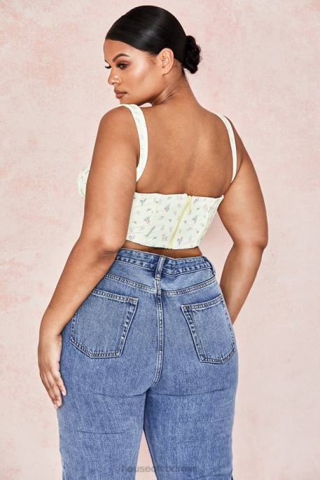 House of CB Gene Lemon Floral Corset Clothing 4H6N106