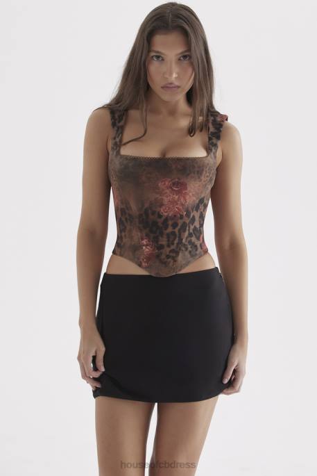 House of CB Kalina Floral Printed Corset Clothing 4H6N29