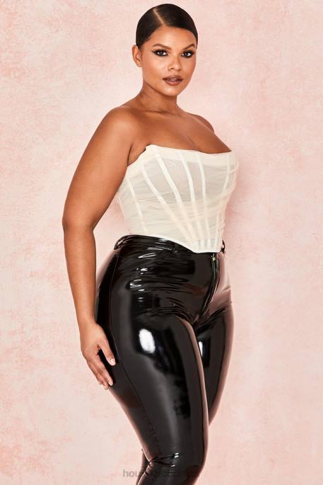 House of CB Melinda Ivory Boned Corset Clothing 4H6N108