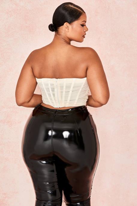 House of CB Melinda Ivory Boned Corset Clothing 4H6N108